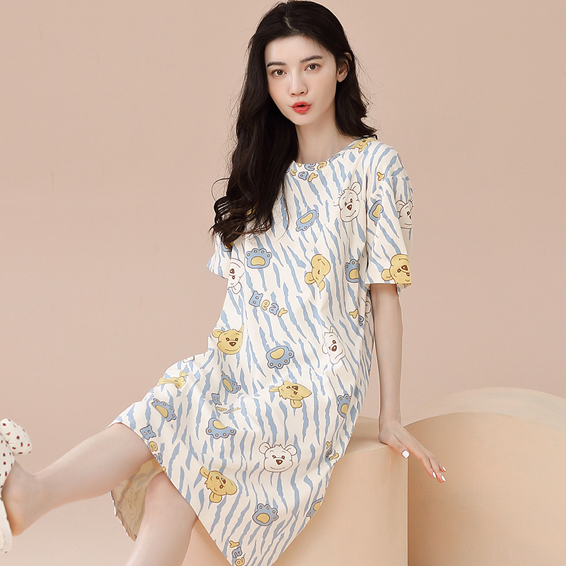 Váy mặc nhà cotton 8820