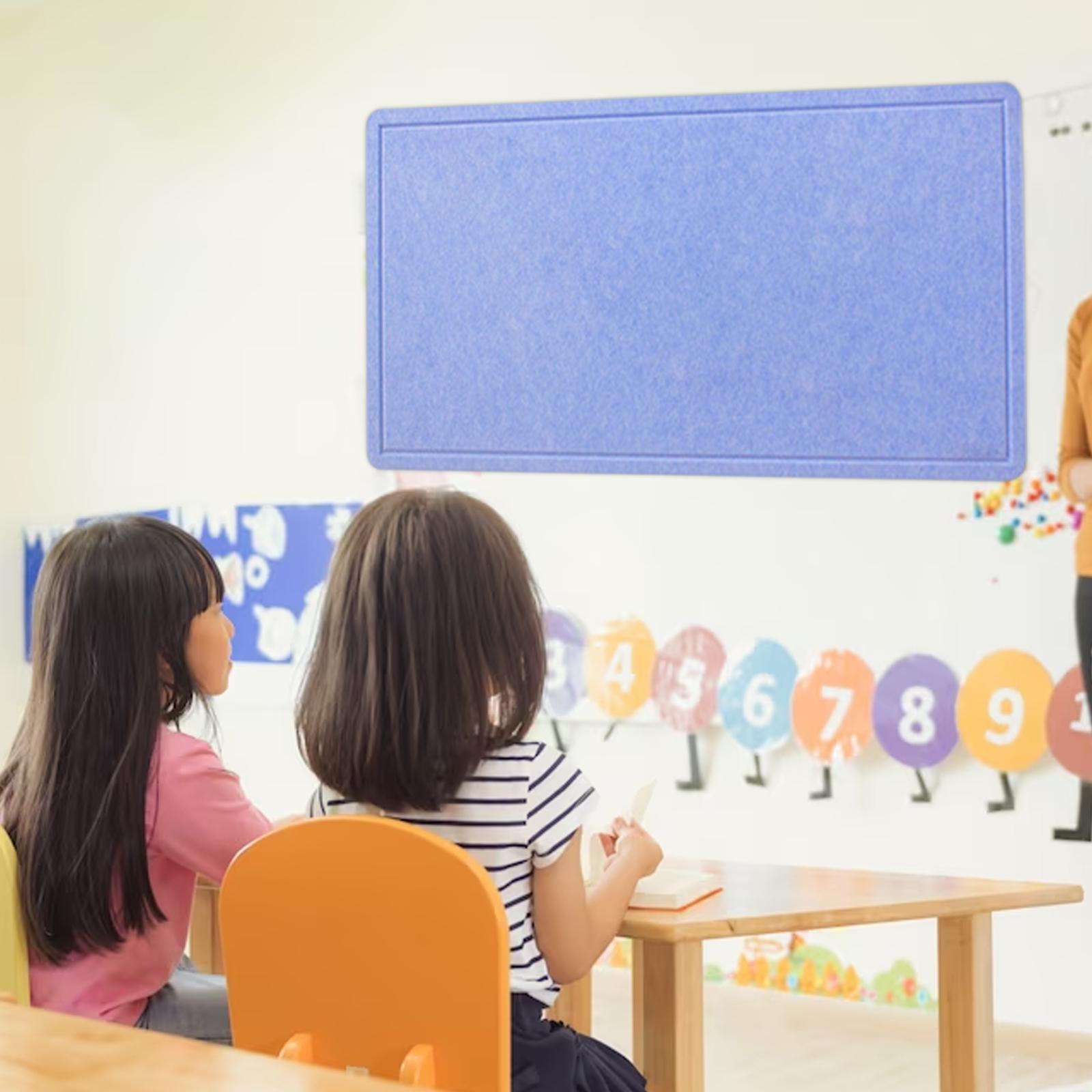 Bulletin Board Felt Board Preschool Pictures Cards Durable Keepsakes Reminders Memo Board Message Board for Home Office Shop Study Room Dorm