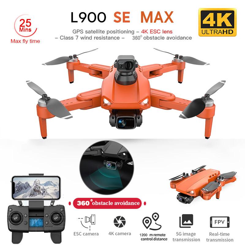 Máy bay không người lái GPS L900 Pro SE Max DRONES với camera HD 4K Profesional Drone Motorless Motor 5G FPV Dron 1200M RC Quadcopter