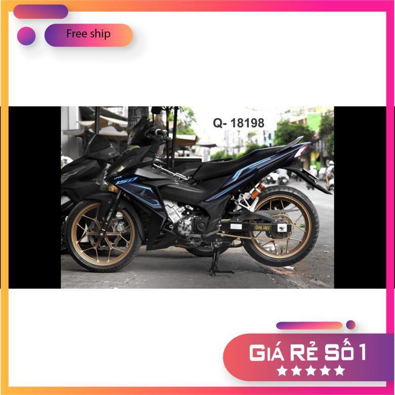 Tem rời dành cho xe winner tổ ong xanh đen