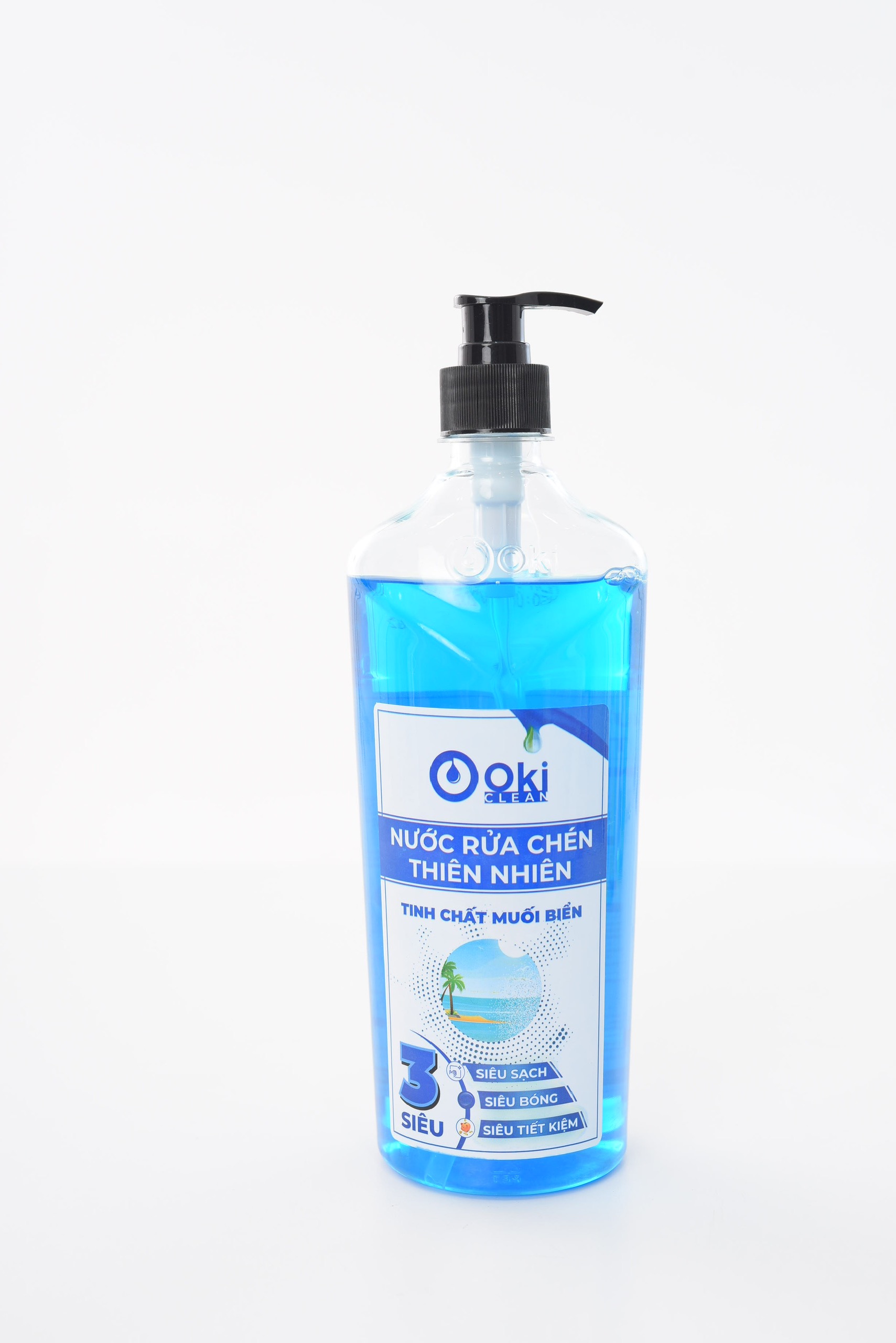 Nước rửa chén Thiên nhiên Tinh chất Muối Biển 720g OKI Clean