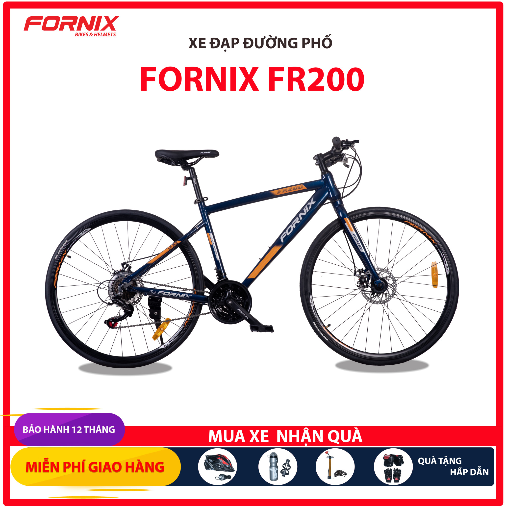 XE ĐẠP TOURING FORNIX FR200