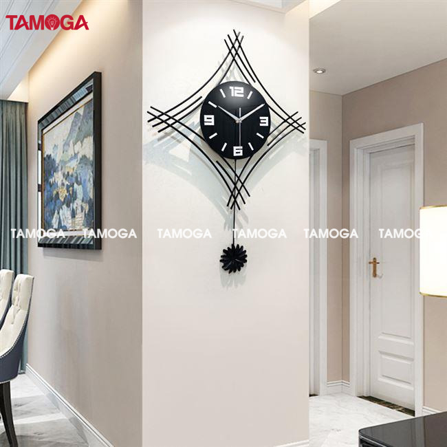 Đồng hồ treo tường decor phong cách hiện đại TAMOGA WINER 2822