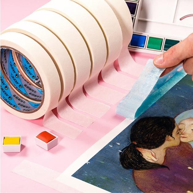 Băng Dính Chặn Màu Nước, Màu Acrylic, Sơn, Chịu Nhiệt Và Cố Định Giấy - TIỆM NHÀ MILK