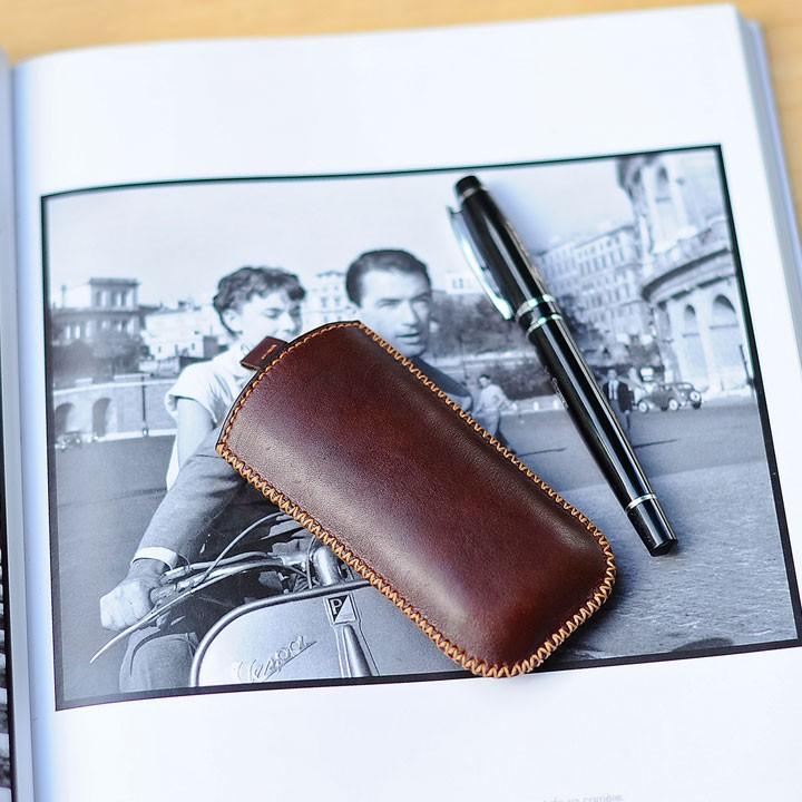 Bao da điện thoại Nokia 8800, Nokia 6700 - Bao da handmade DTB001