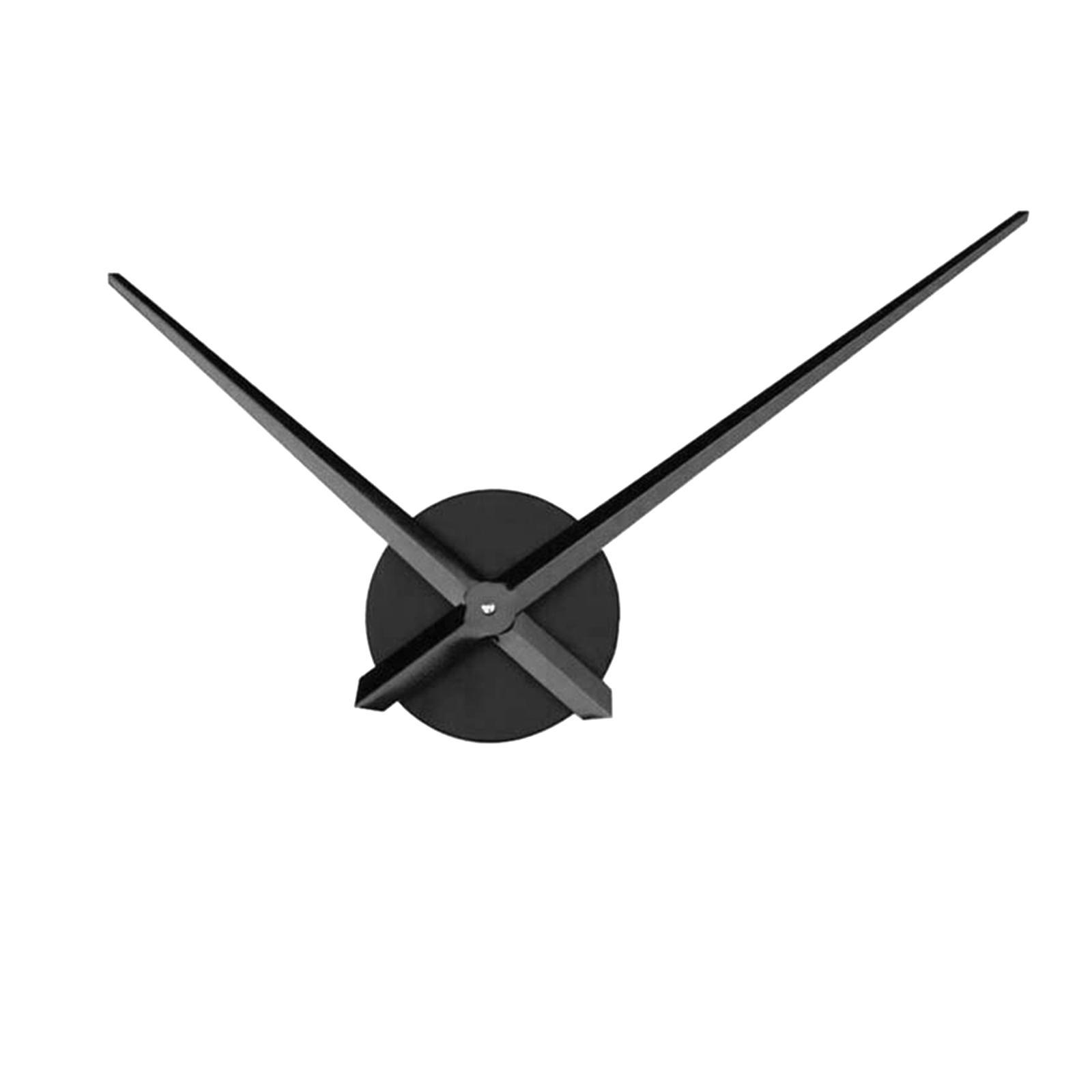 DIY Clock Movement, Minute Hands, Hour Hand, Long Shaft Clock Accessories, Clock Repair Kit for Bedroom, Kitchen, Living Room