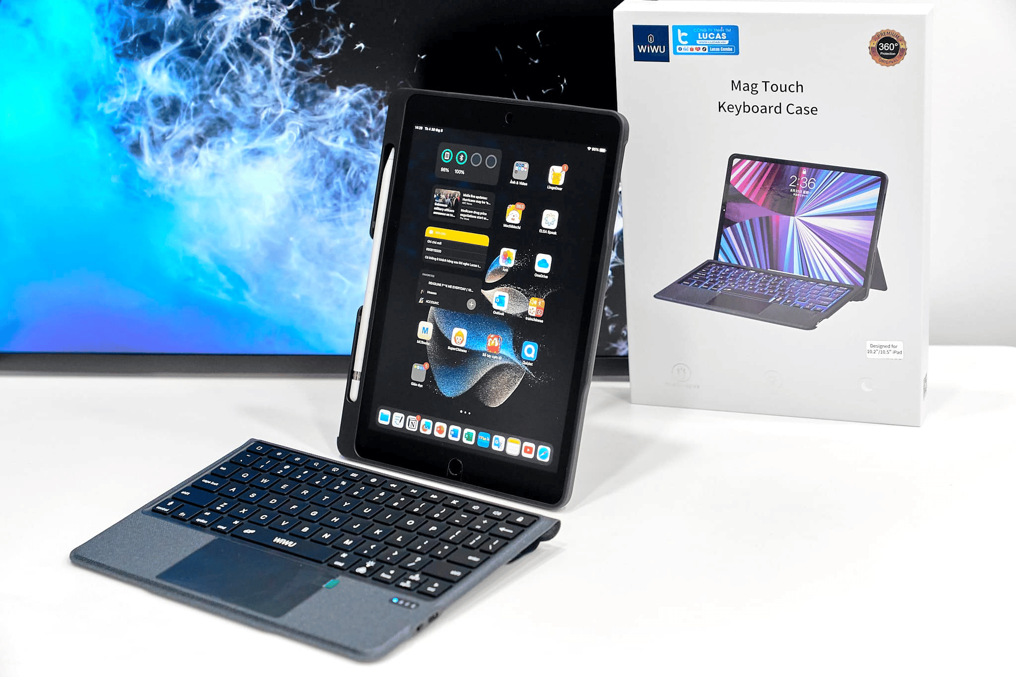 Bao ốp bàn phím thông minh WIWU WALTZ MAGIC dành cho iPad Pro 11 inch 2020/2021 - Hàng Chính Hãng
