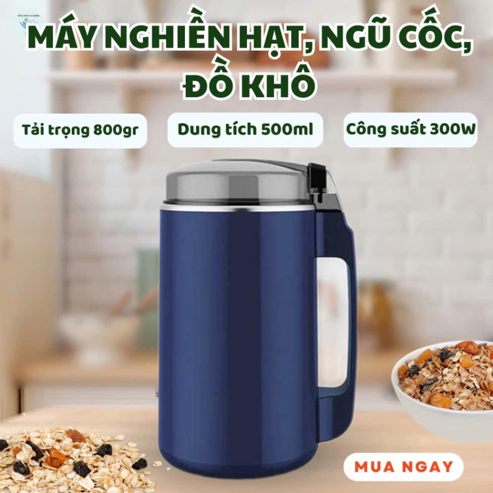 Májy Xay Ngữ Cốc Mini 300W – Nghiền Được Gạjo,Đậu,Tiêu,Gia Vị, Ngjũ Cốc Nhanh Mịn Loại Xịn, đèn ốp trần