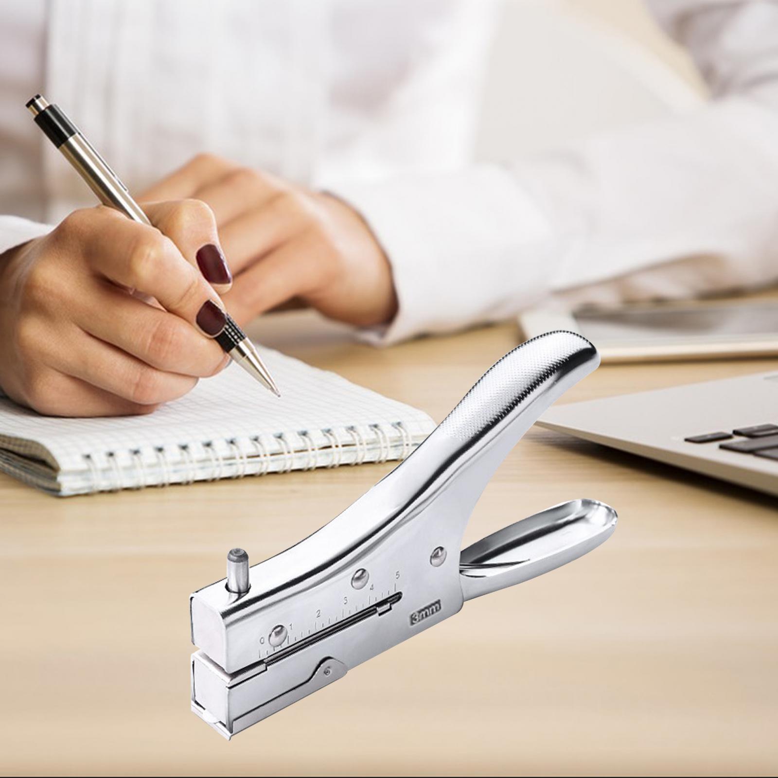 Hole Punch Hole Puncher Round Heavy Duty Paper Puncher 1 Hole Plier Kids Adults 3mm/6mm Card Making Binder Art Project Handhed Paper Cutter