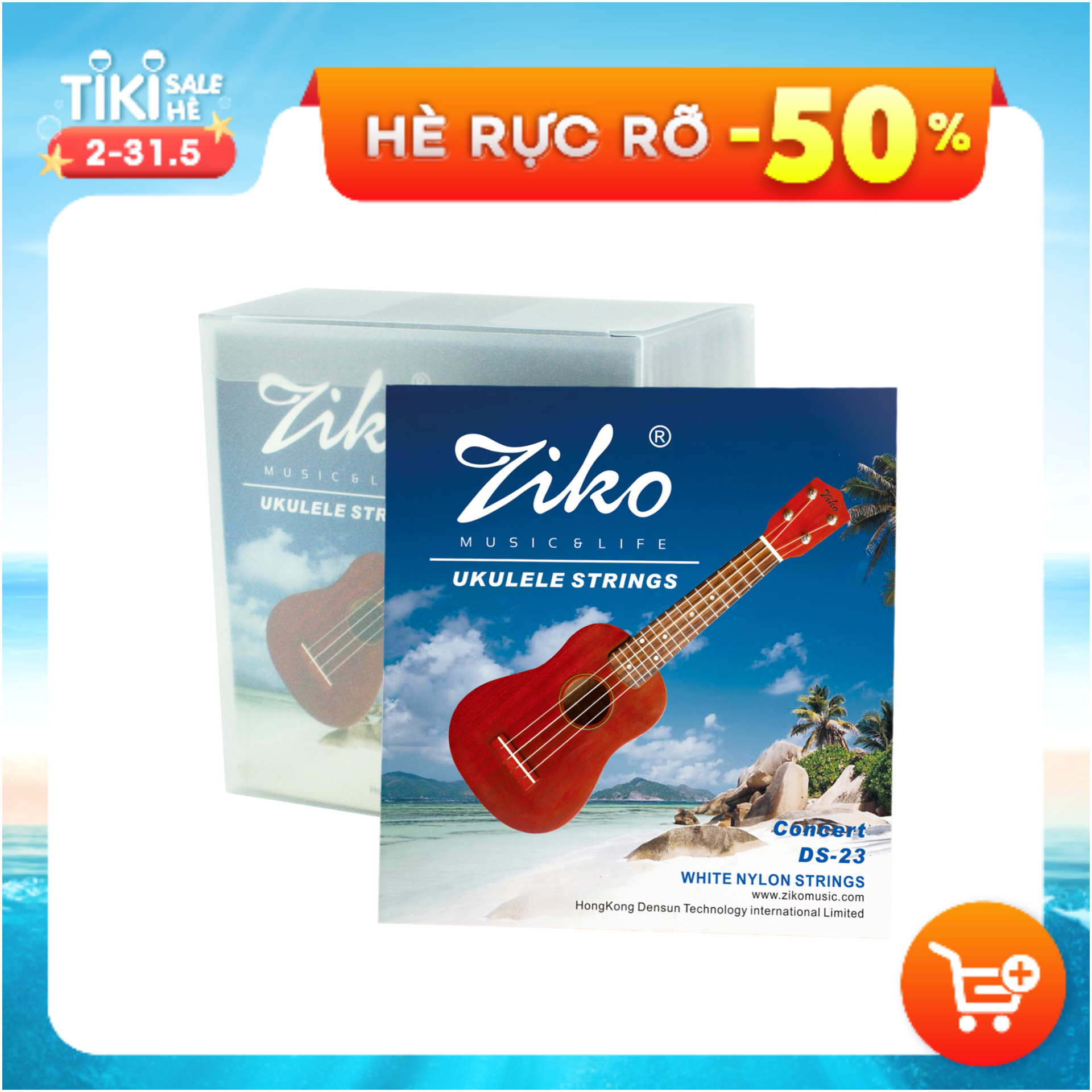 Dây Đàn Ukulele Ziko Concert DS-23 (Size Đàn 23,24, 26) Chính Hãng, Độ Bền Cao