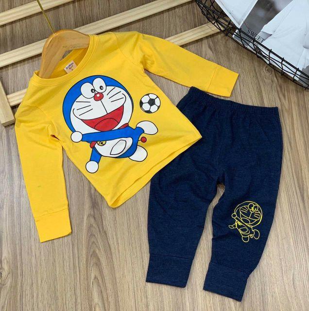 Bộ dài cotton 4c bé trai - Đồ bộ trẻ em