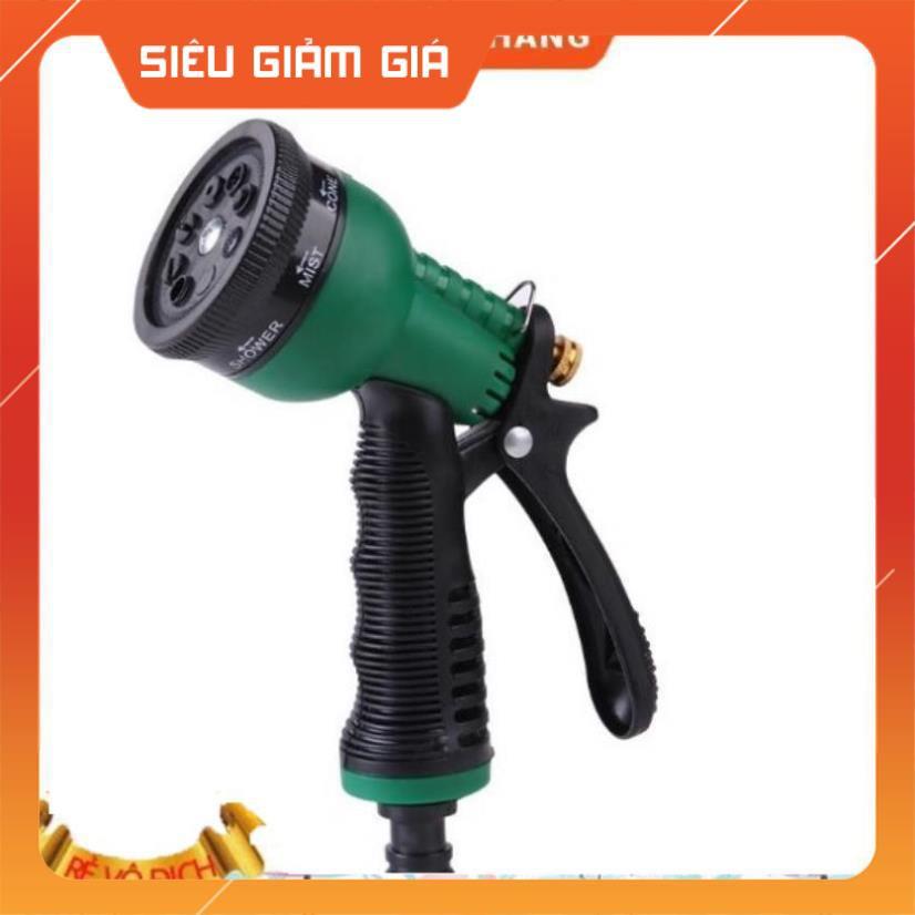 Vòi xịt rửa xe,Vòi phun nước tưới cây tăng áp thông minh 8 chế độ 815498