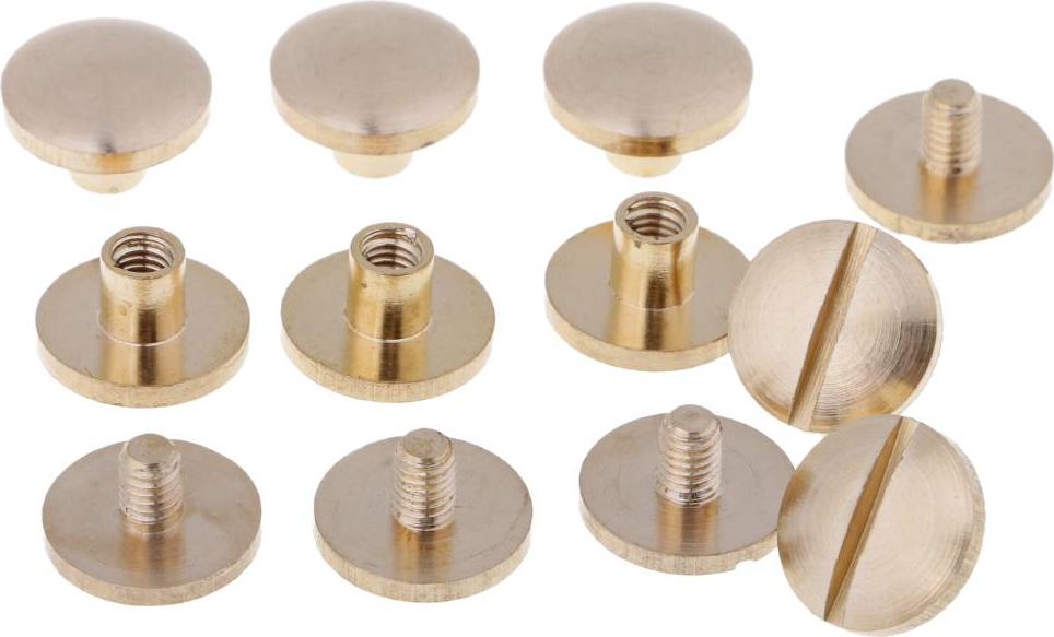 6 Miếng Rắn đinh Tán đinh Tán đinh Cho Thắt Lưng Túi Da Craft