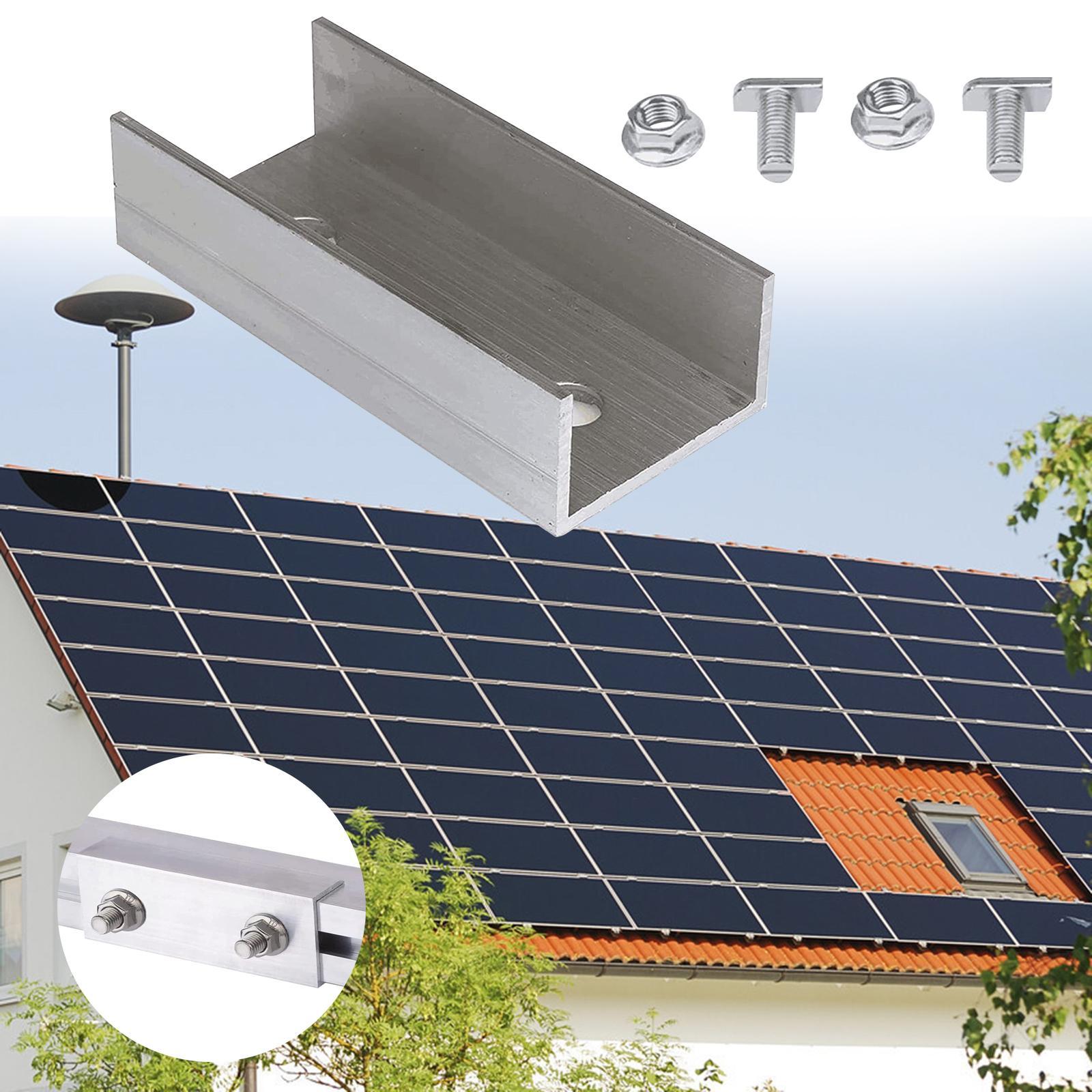 Solar  C Profile Connector Pv Solar Module Mounting
