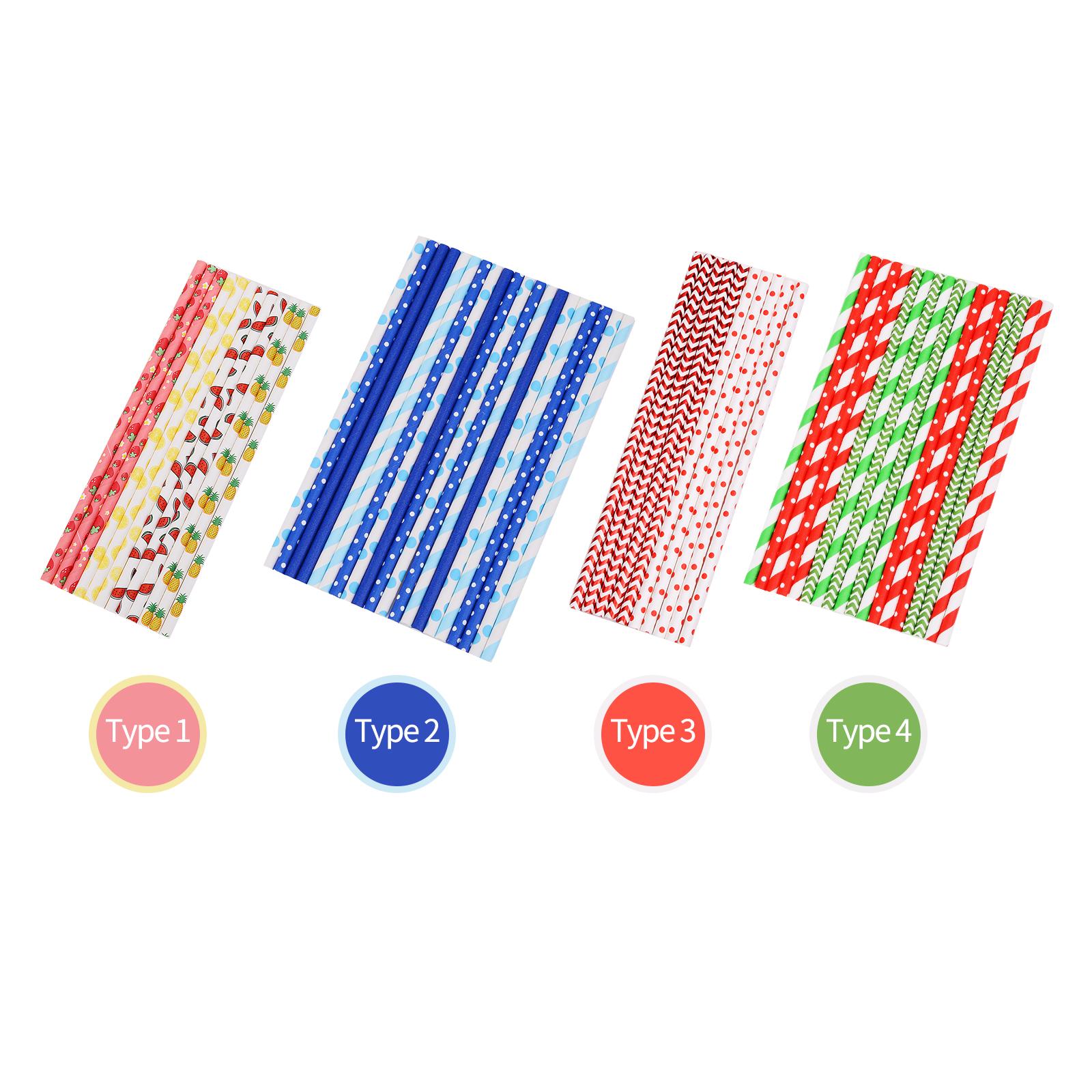 Set 100 Ống Hút Có Thể Phân Hủy