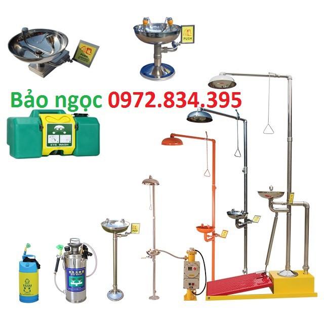Bồn Rửa Mắt Khẩn Cấp Đứng Có Chân Đạp