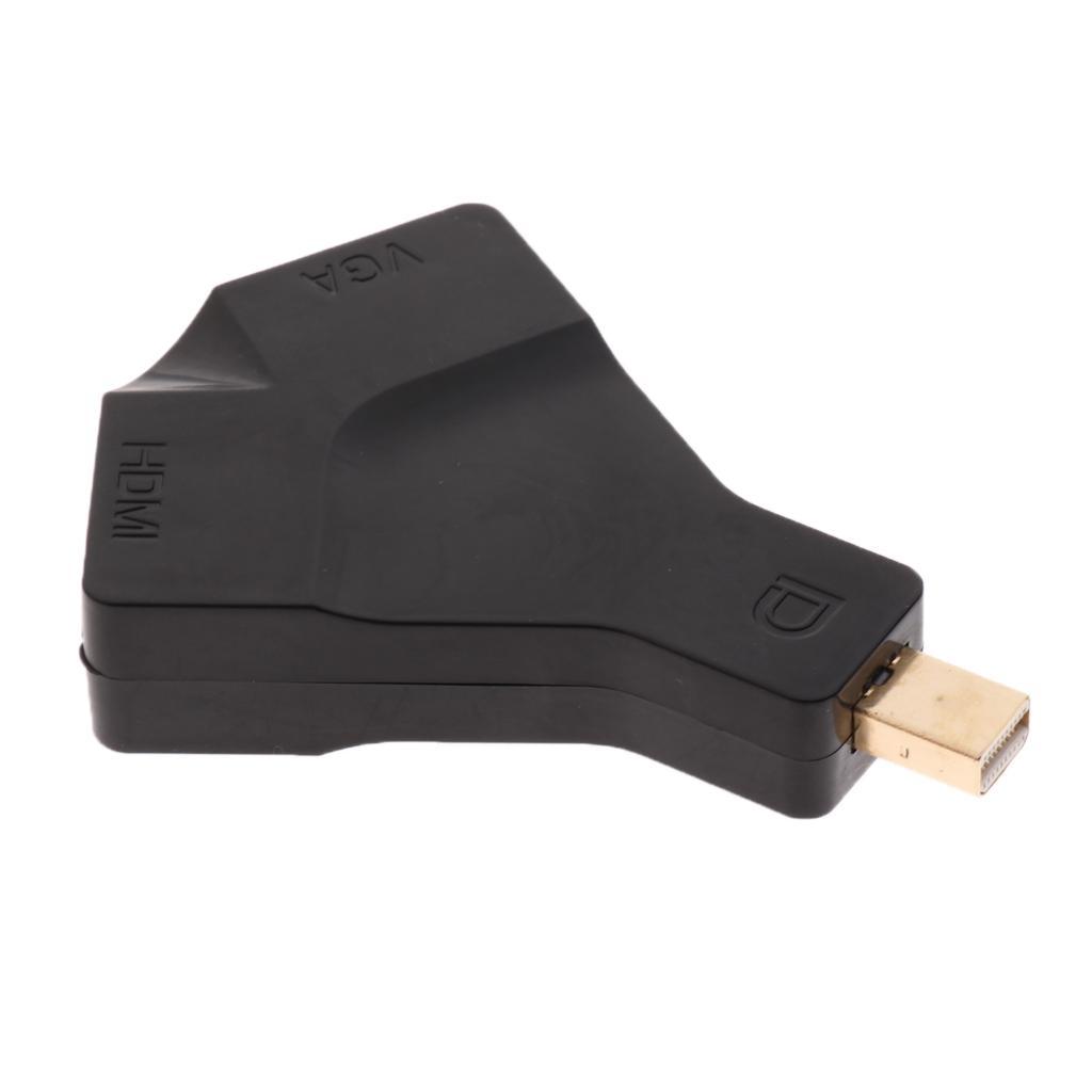 Mini  DP to  VGA Multiport Charge 4Kx2K Adapter Hub