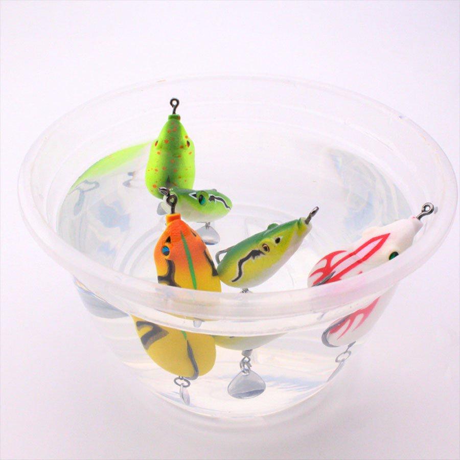 Mồi câu lure cá lóc cá sộp nhái hơi C37 độ dài 6cm 13g mã M19