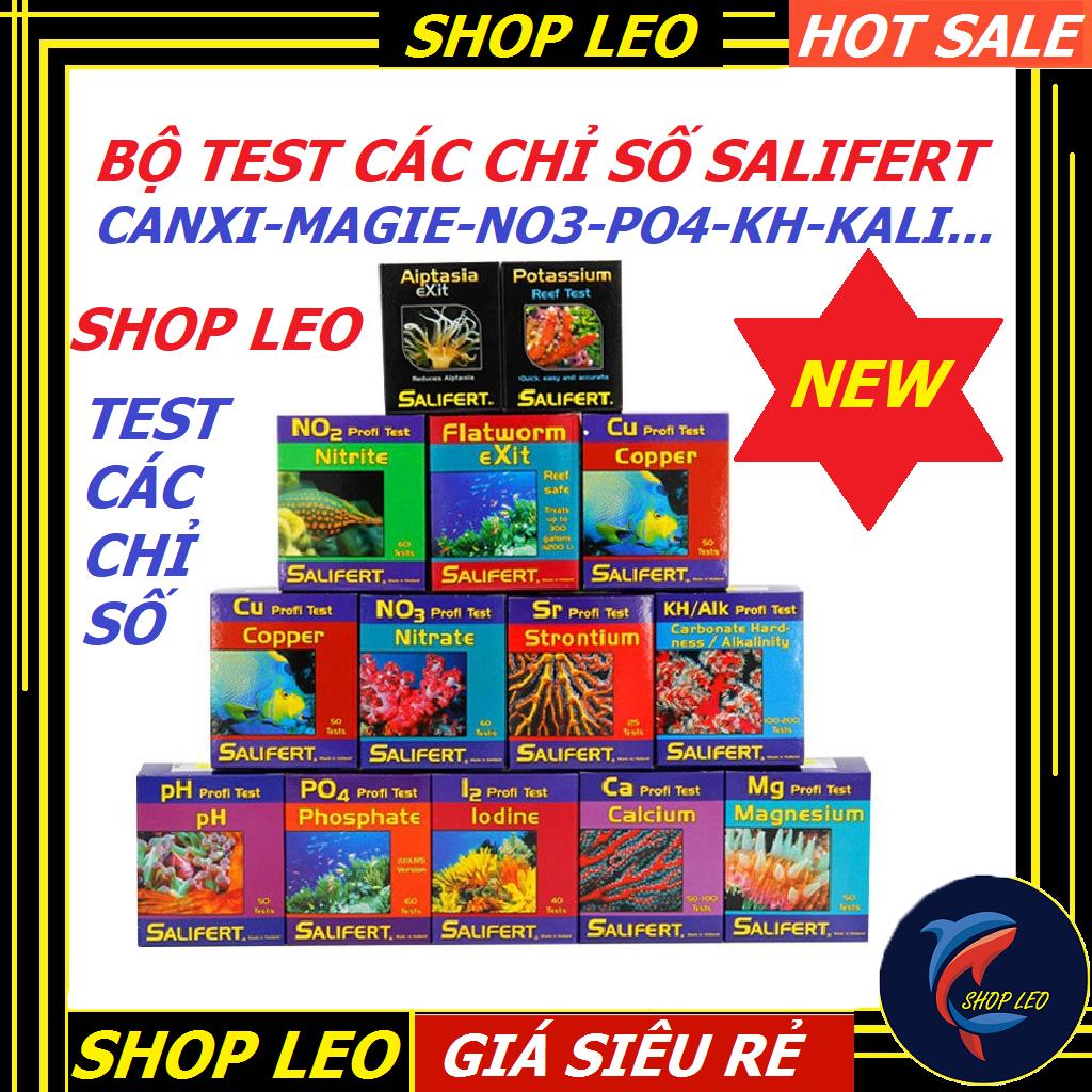 Bộ Test Salifert Canxi, Magie, NO3,PO4, KH, Kali - Bộ thử chất lượng nước-phụ kiện thủy sinh-shopleo