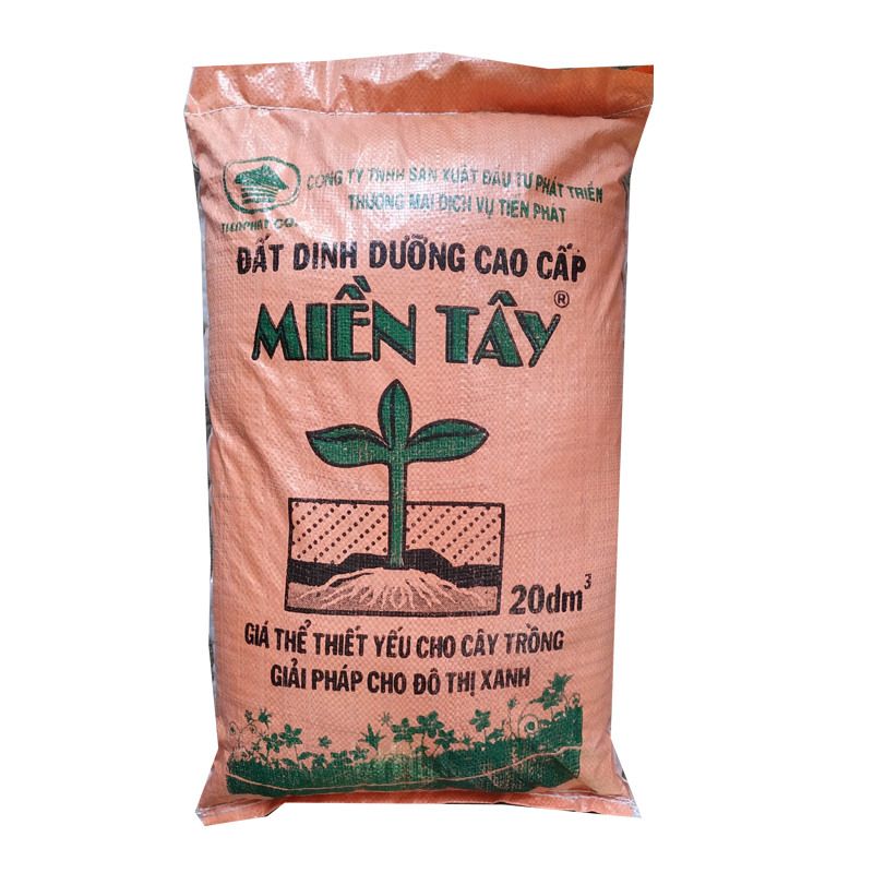 Đất hữu cơ trồng cây đa dụng - Đất sạch dinh dưỡng cao cấp Tiến Phát Miền Tây