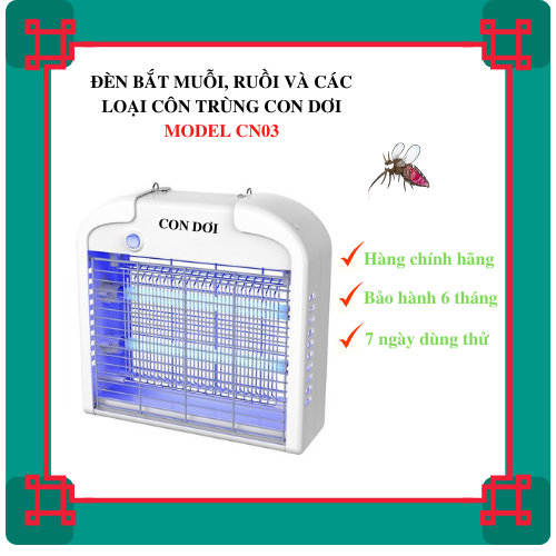 Đèn diệt muỗi và các loại côn trùng CON DƠI model CN03