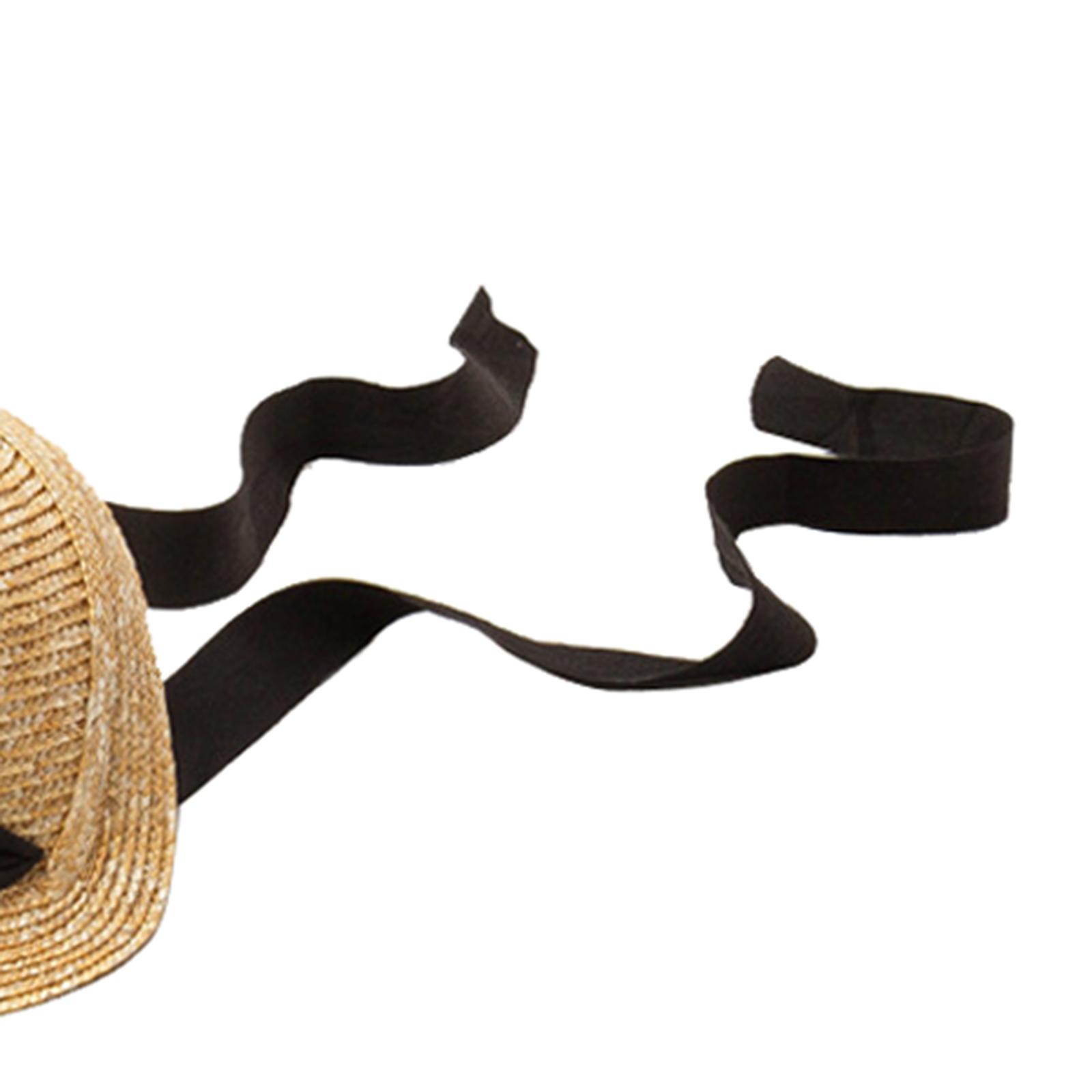 Kids Girls Straw Hat Beach Sun Protection Cap for Children Outdoor Activity