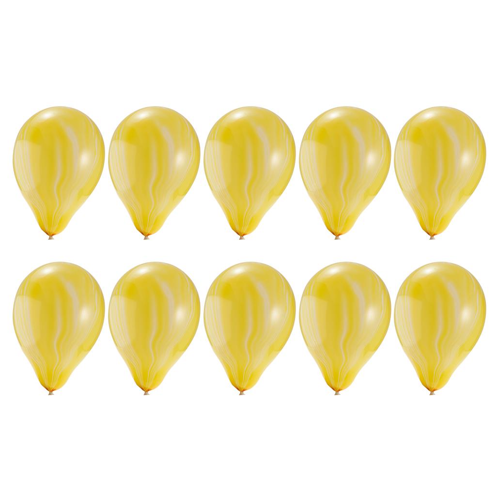 10pcs Agate Color Painted Latex Balloons Wedding Birthday Party Decor