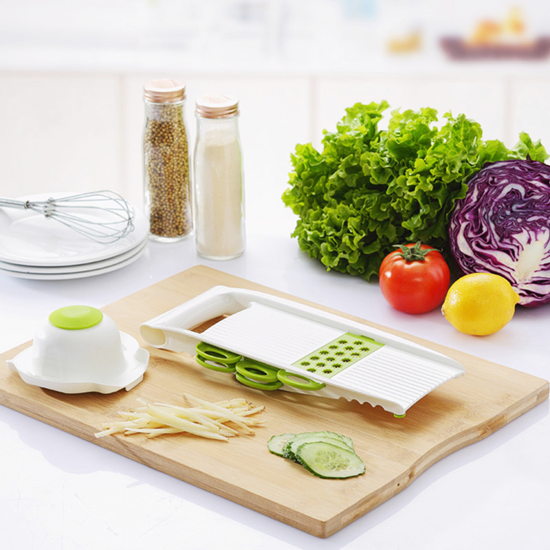 Dụng Cụ Thái Lát Rau Củ Đa Dao Xay Với 5 Lưỡi Dao Nhà Bếp Đa Năng Tiện Ích Và Phụ Kiện