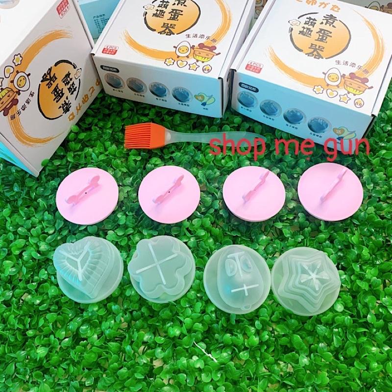 Bộ khuôn hấp cho bé/ Khuôn hấp trứng/ khuôn làm pudding cho bé/ khuôn làm bán ăn dặm cho bé