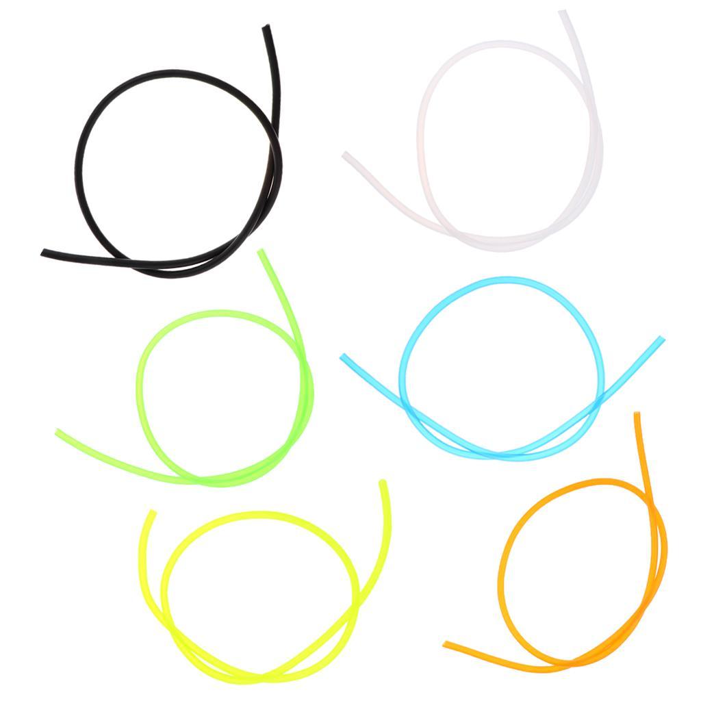 New 1M Motorcycle Fuel Oil Delivery Tube Hose Line Petrol Pipe Black