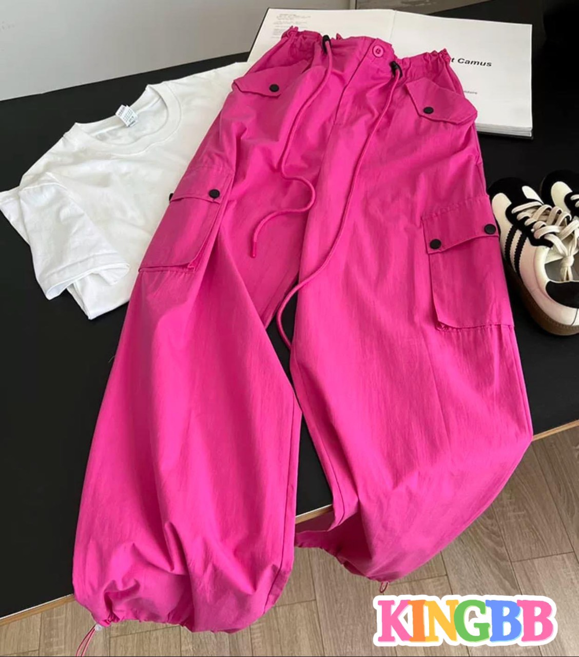 Quần dài túi hộp cho bé gái phối đồ đi chơi phong cách size 13-40kg chất kaki mềm mại