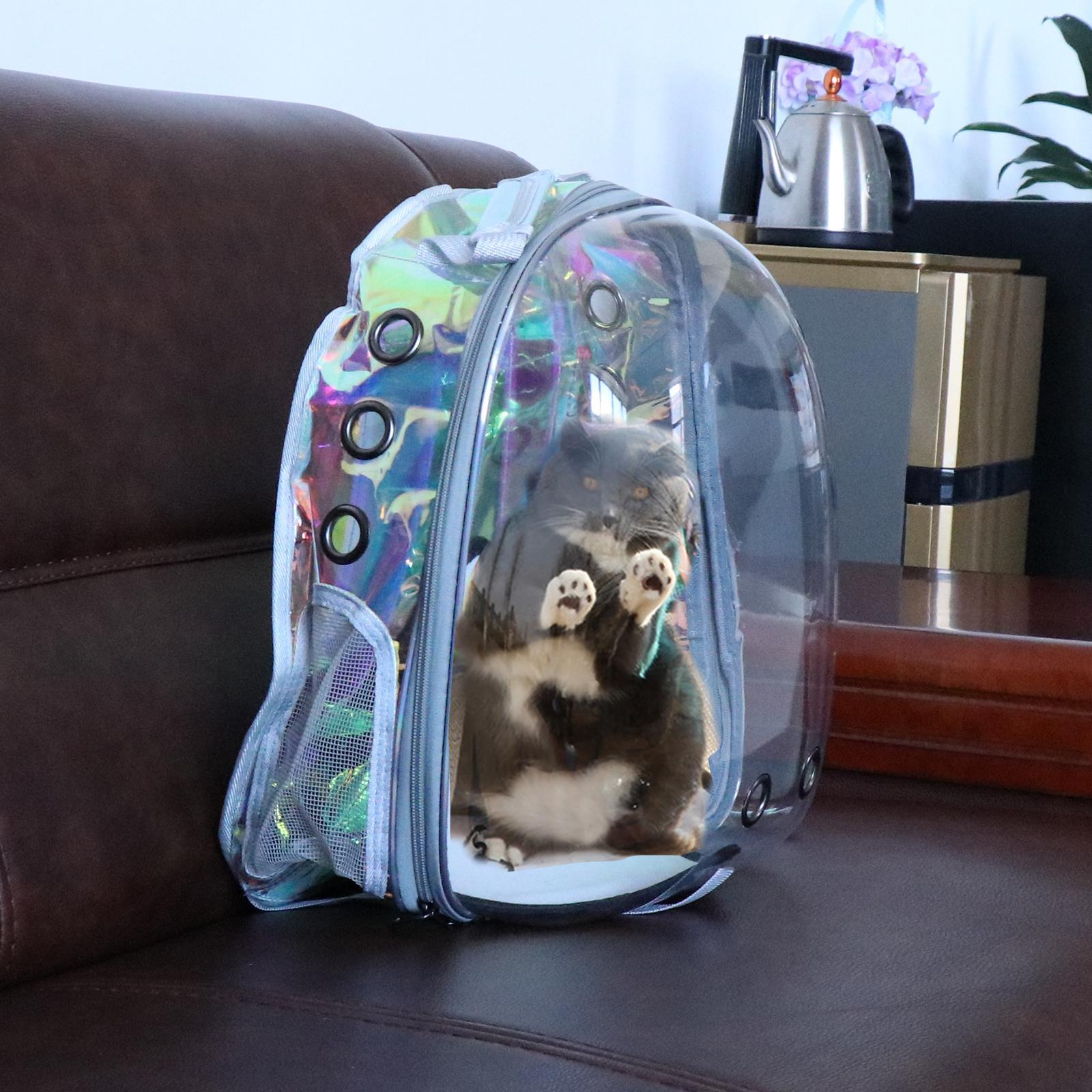Cat Puppy Carrier Bubble Capsule Backpack Sightseeing Shoulder Bag