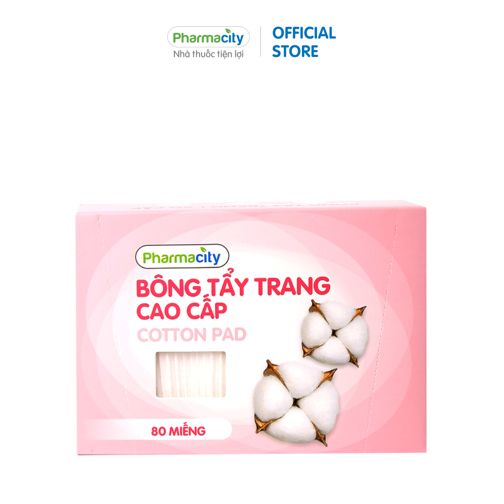 Bông tẩy trang cao cấp Pharmacity (Hộp