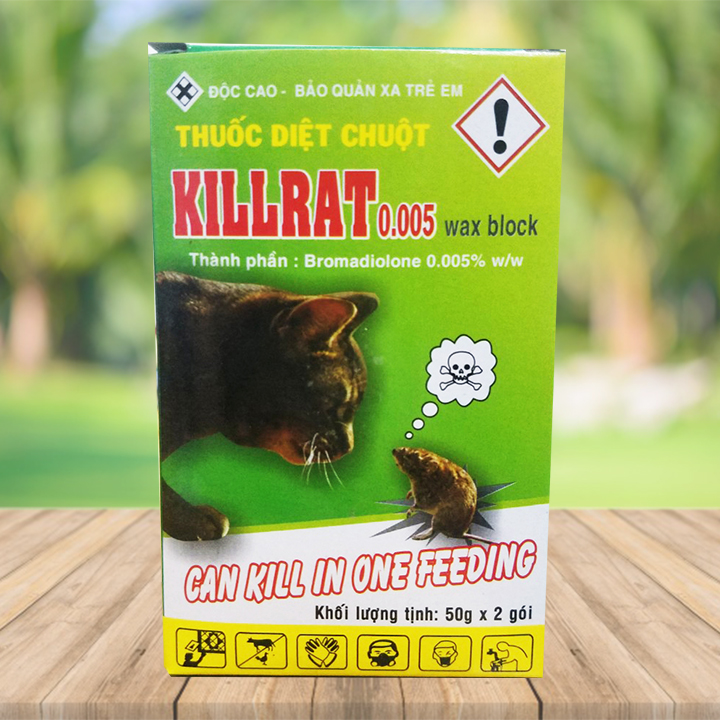 Thuốc diệt chuột Killrat (100g/hộp) - dạng cốm