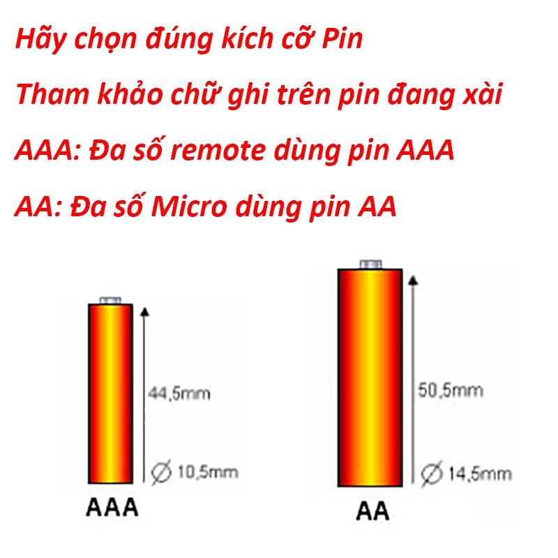 Bộ 6 pin sạc AA dung lượng lớn 1200mAh dùng cho Micro