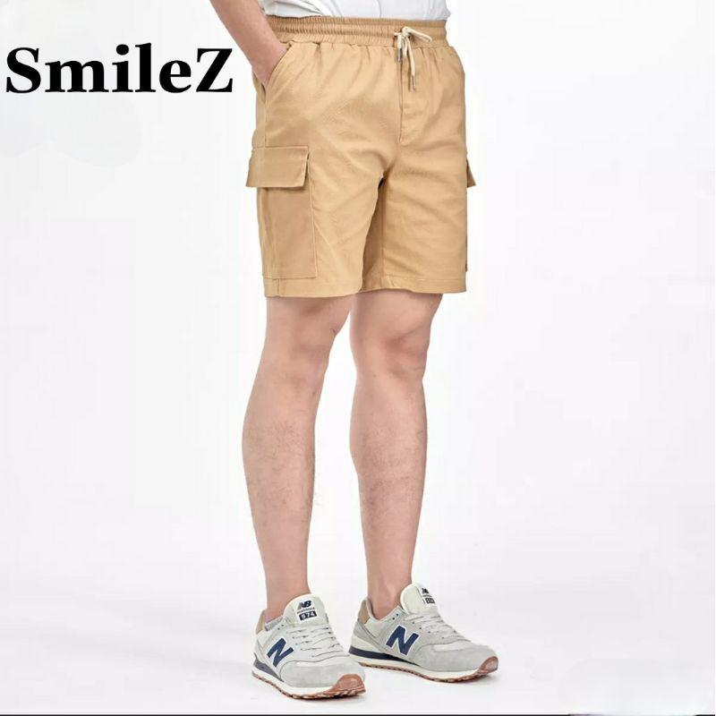 Quần short đũi kaki SmileZ unisex phong cách Ulzzang