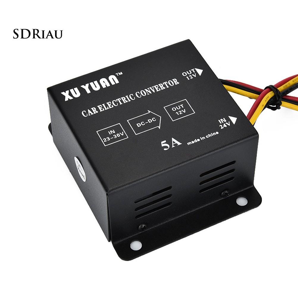 Bộ Chuyển Đổi Điện Áp 5a 24v Sang 12v Chuyên Dụng Cho Xe Hơi