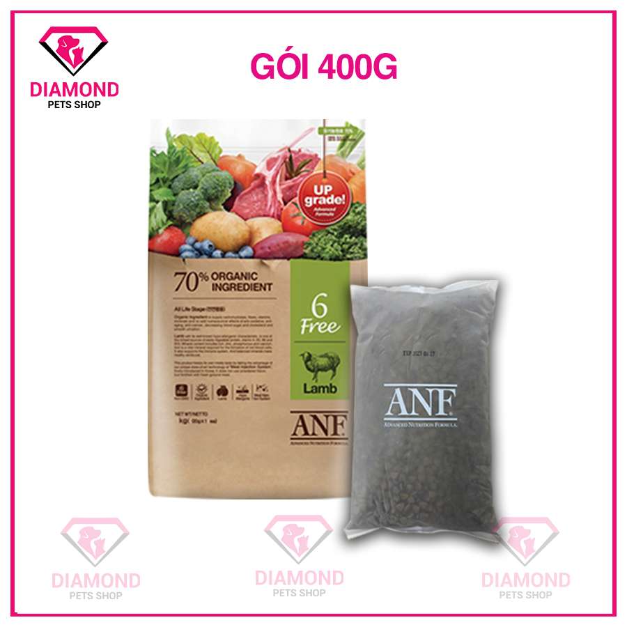 ANF - Thức ăn hạt hữu cơ CHO CHÓ 400g/gói