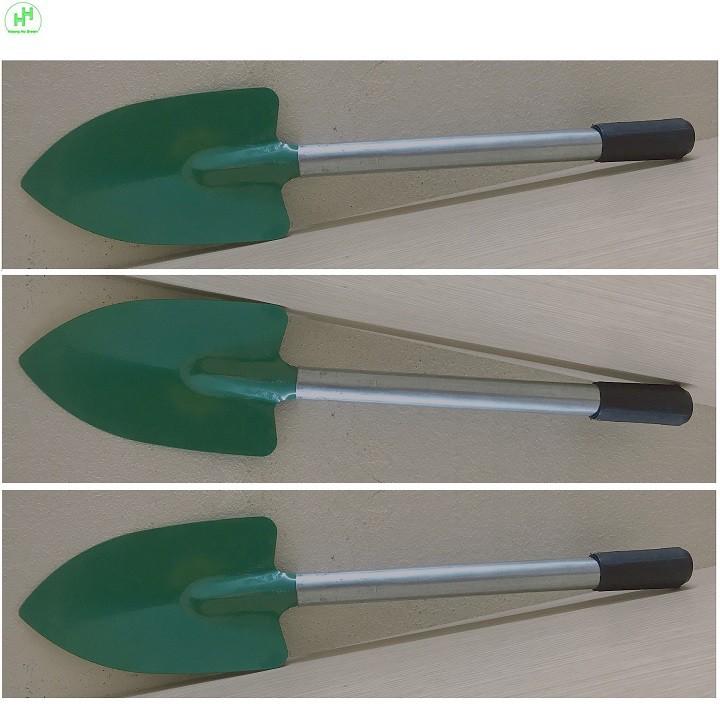 Xẻng Nhỏ Mini Xúc Đất Có Cán Sắt Mũi Màu Đỏ