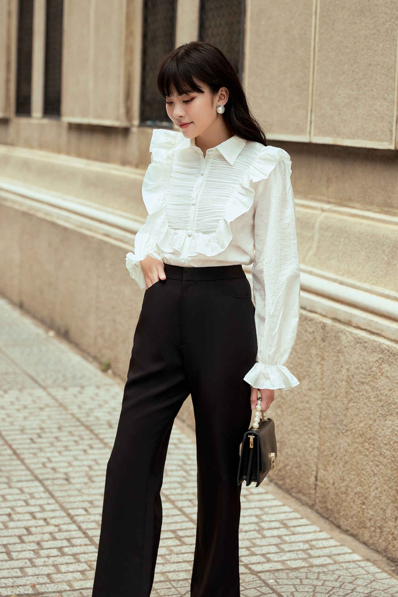 OLV - Áo Alma White Top