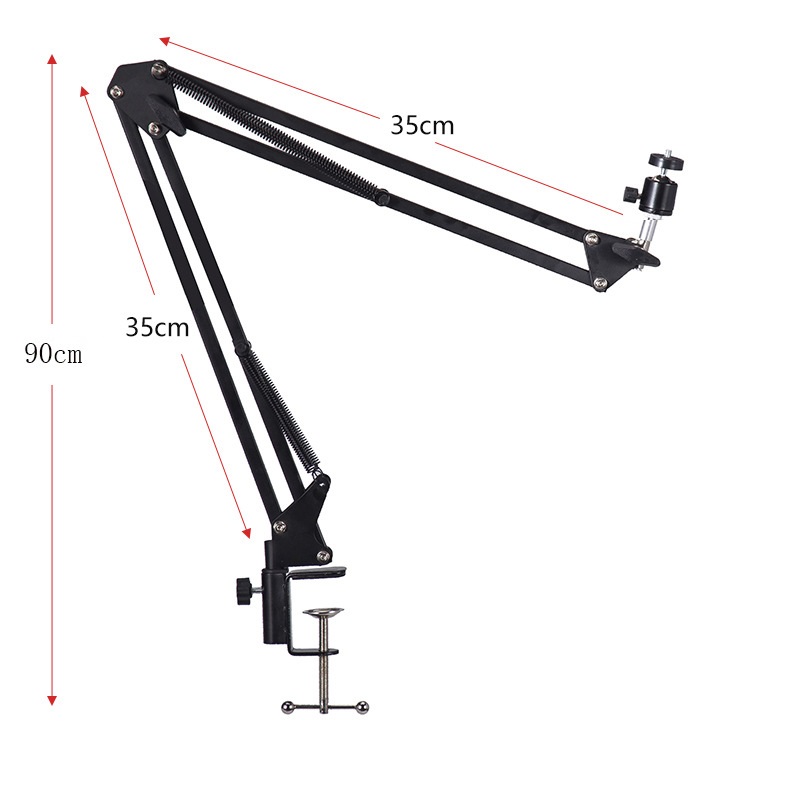 Giá đỡ máy chiếu xoay 360 gắn đầu giường chân đúc nguyên khối