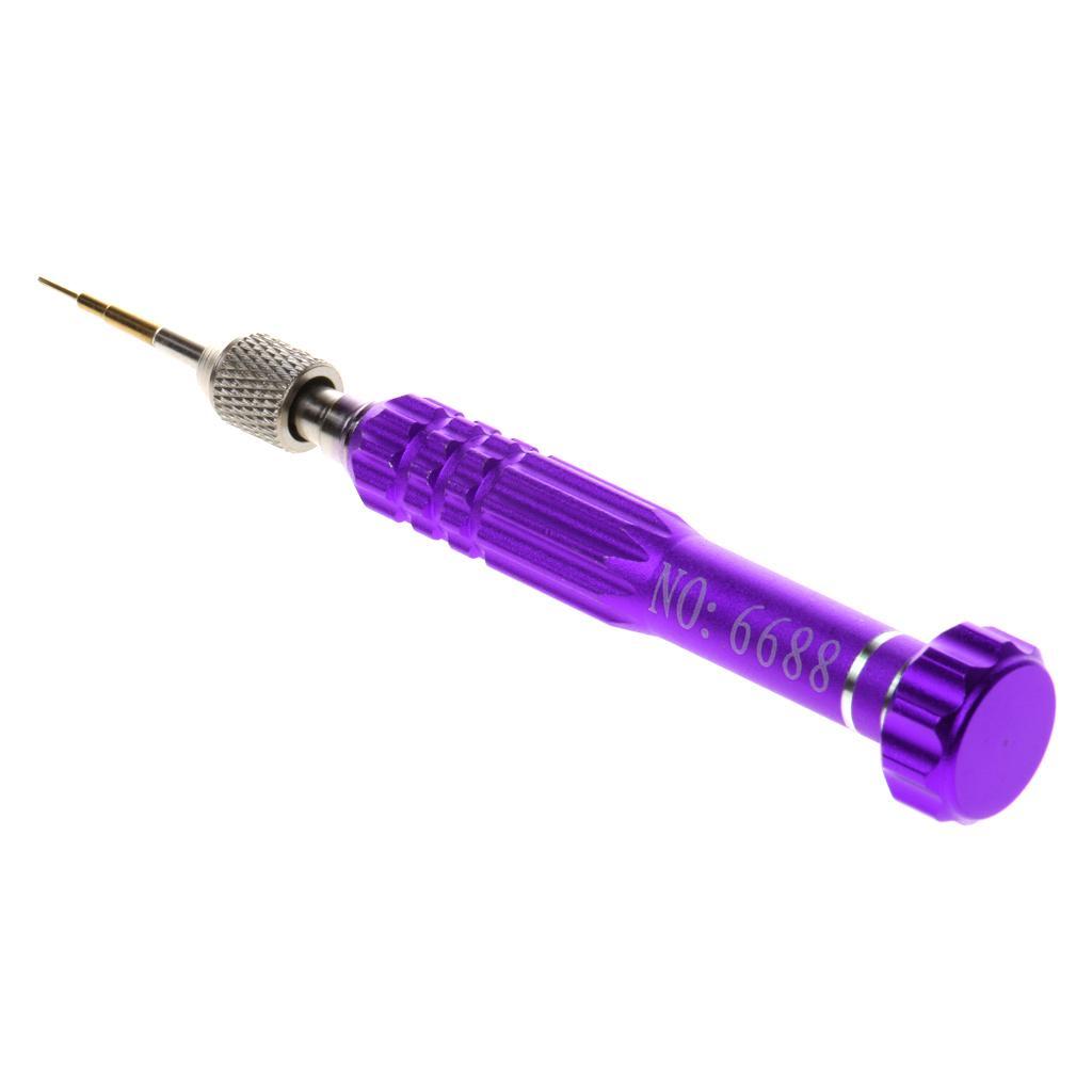 Mini Fix Cell Phone Repair Tool Kits 5 In1 Screwdriver Set Point Star Purple
