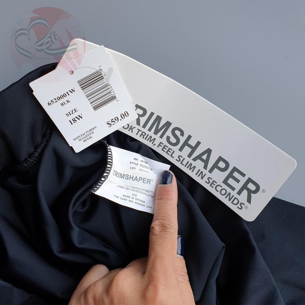 Bộ bơi ngoại cỡ siêu gọn áo phối váy quần Trimshape xuất khẩu Mỹ