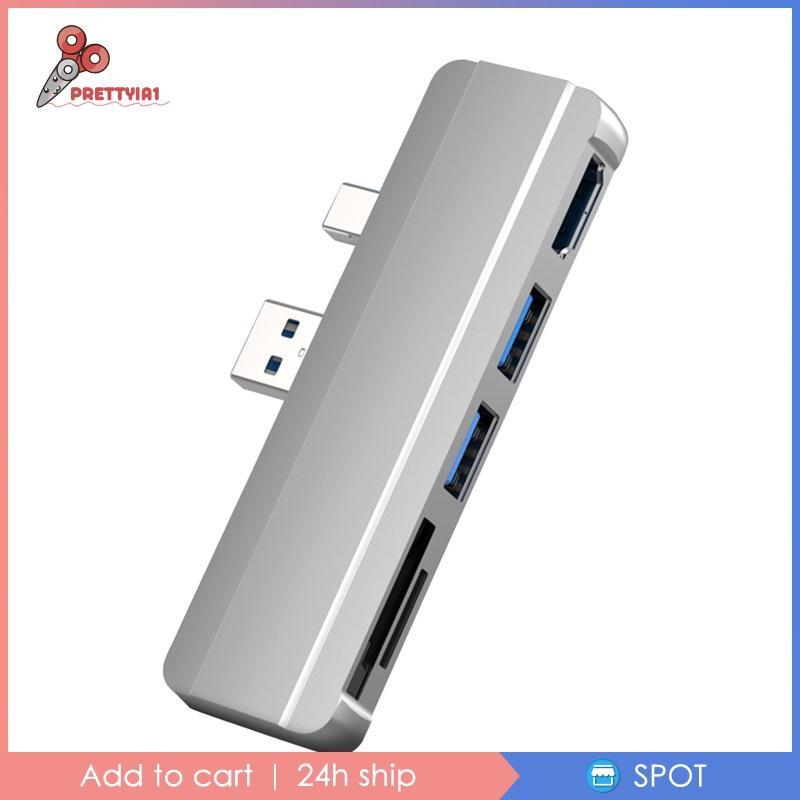 1 Bộ Chia Cổng Usb 3.0 Cho Surface Pro 4 / 5 / 6 4k Hdmi
