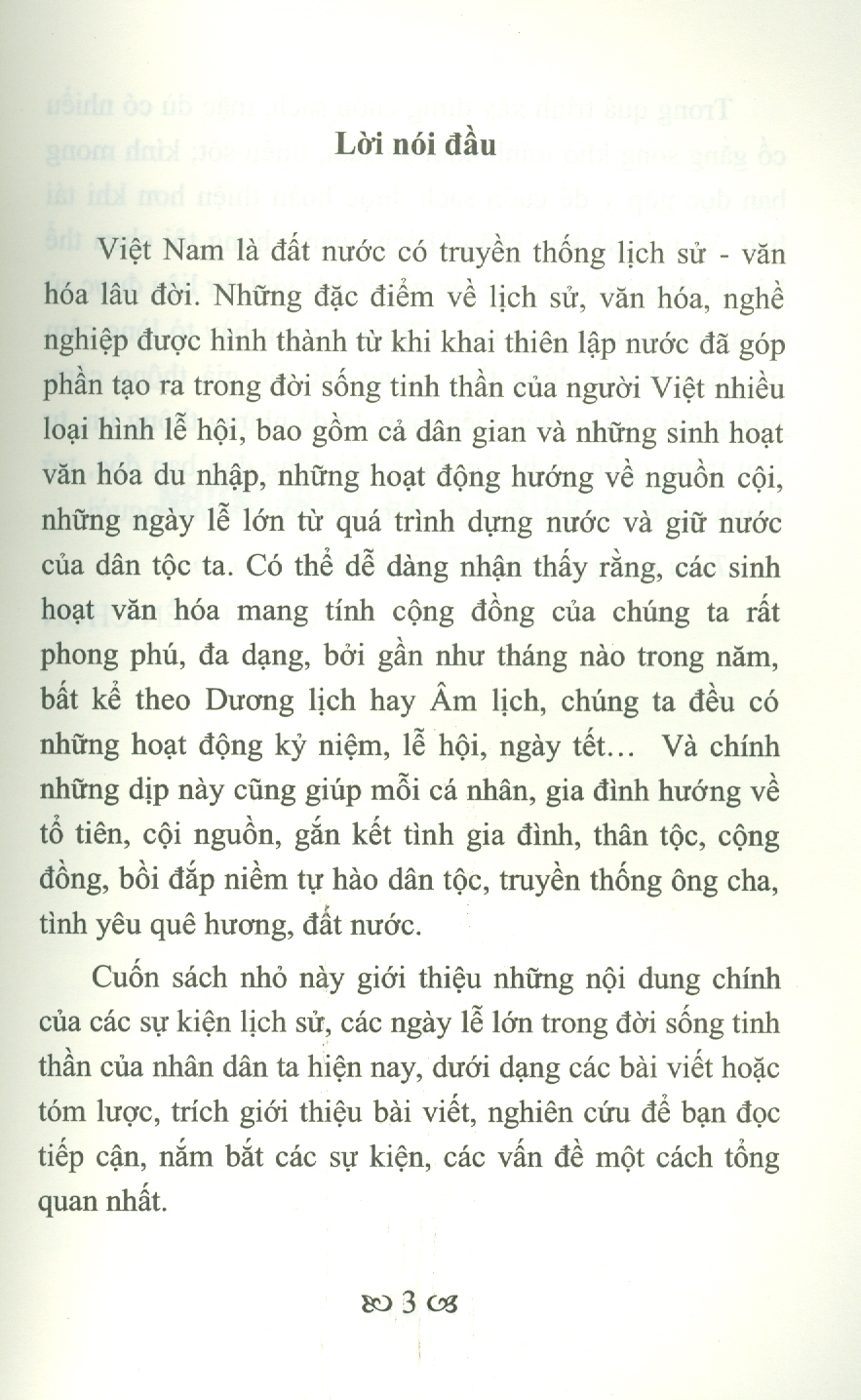 Lịch Sử, Ý Nghĩa Của Những Ngày Lễ Lớn Trong Văn Hoá Việt Nam