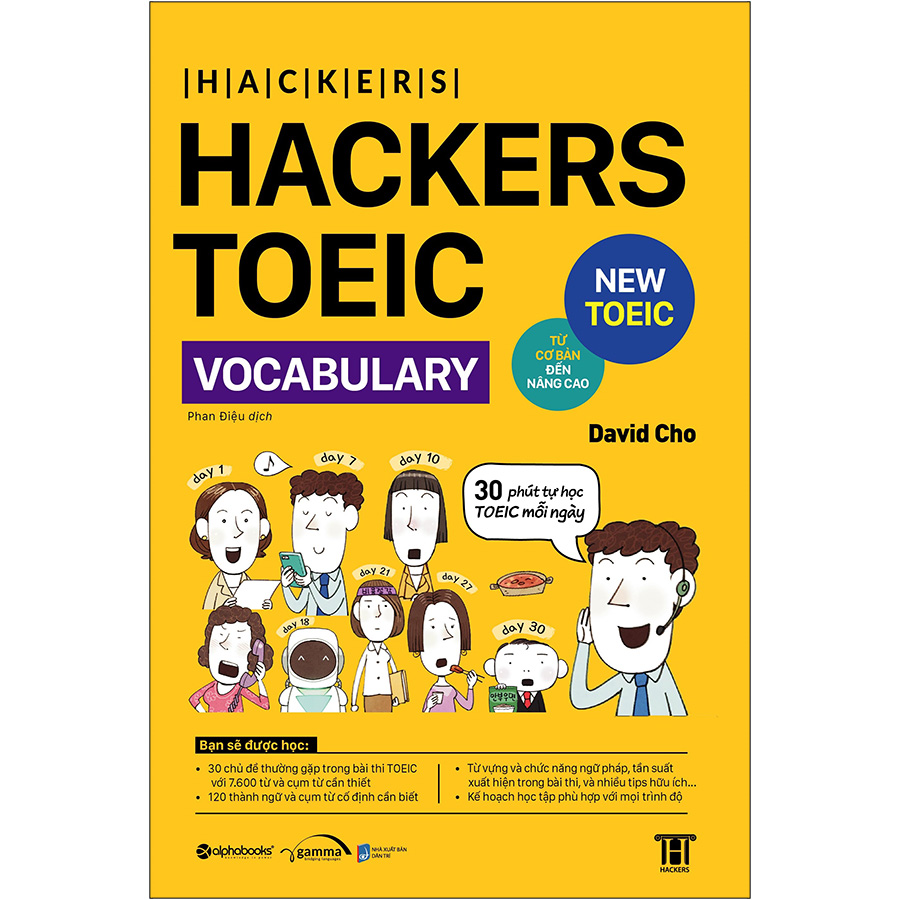 Hackers Toeic Vocabulary ( tái bản 2022 )