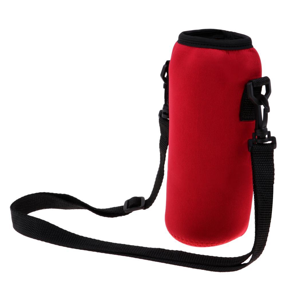 1000ml Bottle Holder Sleeve Bag Neoprene Carry Pouch Case Black
