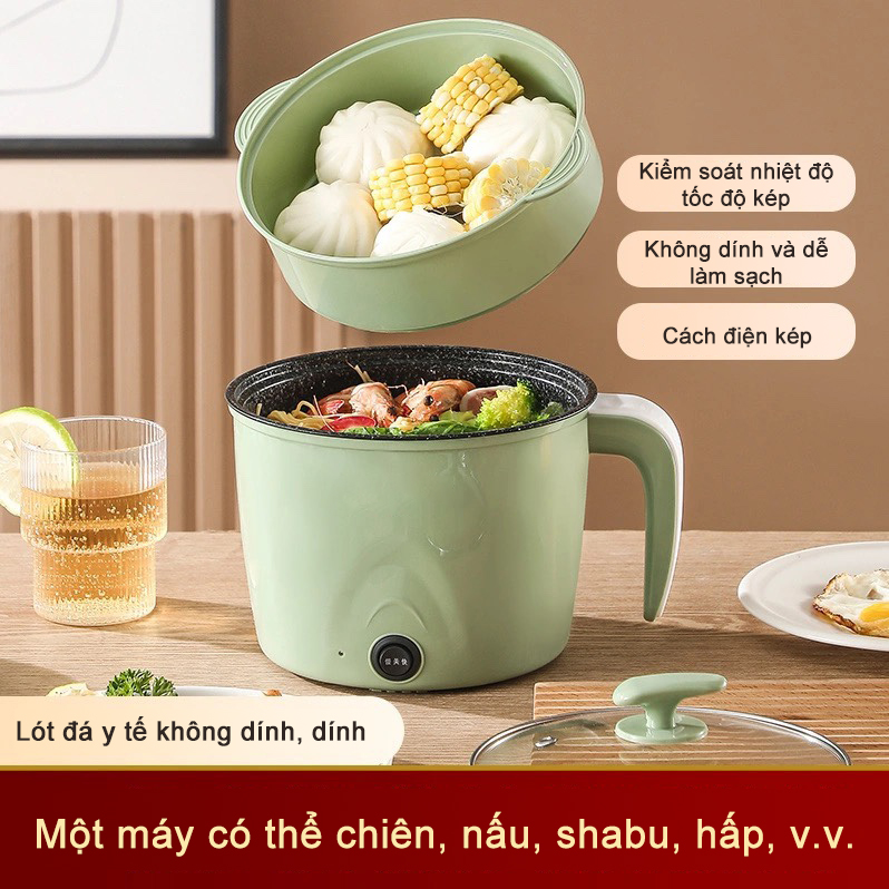 Nồi cơm điện nhỏ ở ký túc xá Nồi cơm điện đa năng Nồi nấu ăn sinh viên Nồi nấu nhỏ Nồi hấp