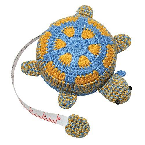 Thước dây móc len hình rùa giao màu ngẫu nhiên dài 1,5m dùng đo đồ đạc, may mặc - Crochet turtle tape measure