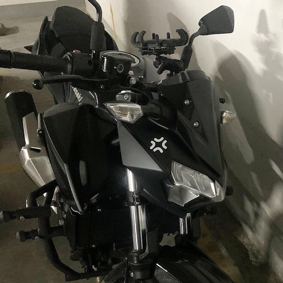 "Tức giận" Xe máy Nhãn dán Vui Phản chiếu Trang trí mũ bảo hiểmđề can Hoạt hình Dễ thương Hình dán